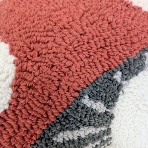 Tufted Mushroom Pillows Cottagecore Shaped Accent Home Decor 17in Set of 2 Fungi - Picture 4 of 10